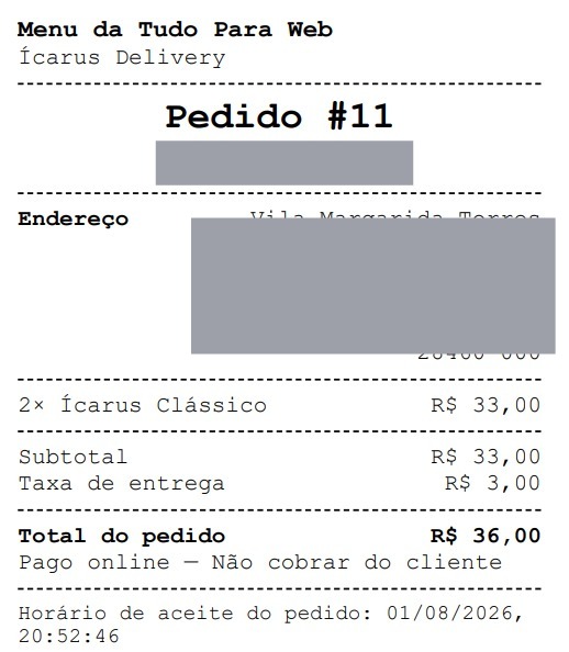 Notinha pronta pra cozinha